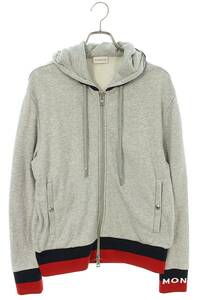 モンクレール MONCLER MAGLIA CARDIGAN/E10918424800 サイズ:M ジップアップフートナイロン切替パーカー 中古 OM10