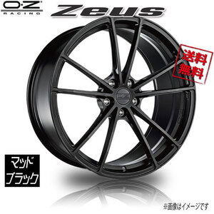 OZレーシング ゼウス マッドブラック 20インチ 5H112 10.5J+24 4本 57.1 業販4本購入で送料無料