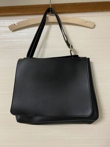 LOWRYSFARM ショルダーバッグ 黒 ハンドバッグ ブラック 2way