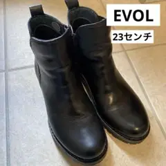 【EVOLイーボル】 本革ステッチサイドゴアブーツ