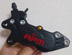 台湾RPM-左黒SV●ブレーキキャリパー●ピッチ40mm●アルミCNC●4POT●ブレンボ FRANDO シグナス V125 グロム ズーマー NSR モンキー