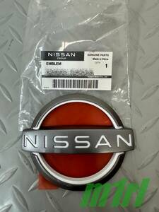 ▼新品▼日産純正 R35 GT-R GTR Z33 フェアレディZ リア(リヤ)エンブレム オーナメント NISSAN 350Z Genuine New Logo Trunk Boot Emblem