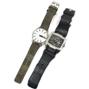 ディーゼル DZ-1215 / DZ-1781 クォーツ 腕時計 メンズ 未稼働品 ファッション小物 計2点 セット DIESEL