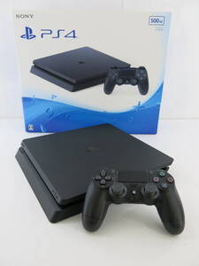 25■100/　PS4 CUH-2000A 500GB ジェットブラック　1121707