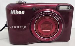 Nikon ニコン COOLPIX L28 デジタルカメラ コンパクトカメラ 通電動作未確認 中古 保管品 現状品 付属品画像の通り ジャンク扱い