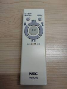 NEC RE0206 リモコン