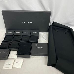 シャネル 純正　マット　新型　空箱 CHANEL BOX 小物用 アクセサリー用 8個　おまとめ　セット　空き箱 ネックレス用