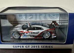 EBBRO S-ROAD MOLA GT-R No.46 1/43 2015 SUPER GT Rd.3タイ優勝 本山&柳田ペア