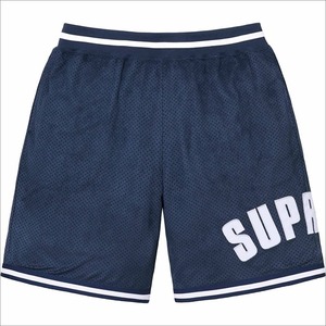 M 24SS Supreme Ultrasuede Mesh Short Navy シュプリーム ウルトラスエード メッシュ ショーツ ベースボールネイビー