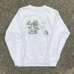 90s vintage dog print sweat フルーツオブザルーム