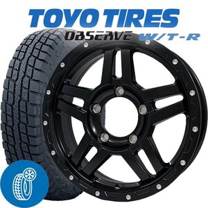 ジムニー JB64 JB23 JA11 新品 タイヤホイール4本セット 国産 トーヨー オブザーブ WTR 185/85R16 冬タイヤ スノー スタッドレス