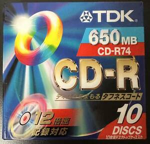 【TDK CD-R74 650MB 12倍速 10枚】