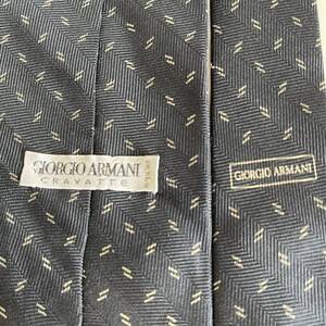 GIORGIO ARMANI(ジョルジオアルマーニ) ネイビーちょんちょんネクタイ