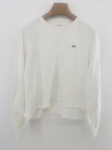 ◇ Lee リー × haco! 長袖 カットソー サイズS ホワイト レディース P