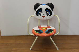パンダのイス 昭和レトロ 笛鳴り椅子 パンダ 椅子 子供用 キッズチェア ベビーチェア