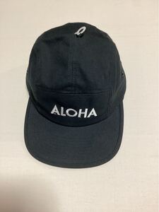 HOLIDAY MONSARRAT　ホリデイ モンサラットALOHAキャップ●長期保管未着用〇HAWAII●ハワイ●タグ付◆黒◆JAMES　AFTER　BEACH　CLUB