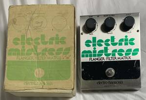 ★旧タイプ★元箱/ペーパー類あり★electro harmonix★エレクトロハーモニクス★electric mistress★flangerfilter matrix★