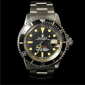 カスタム 赤 サブマリーナ デイト REF 1680 赤サブ ロレックス SS ビンテージ ヴィンテージ 自動巻 ROLEX オリジナル 正規品 バネ棒