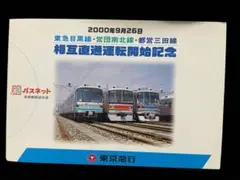 【未使用】 目黒線 南北線 三田線 相互直通運転開始記念 パスネット 3千円分