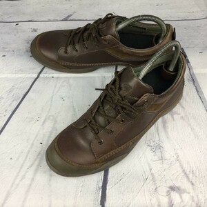 リーガル★レザースニーカー【25.0/暗茶】スエード加工/メッシュ加工/ビジネスシューズ/REGAL◆H-144