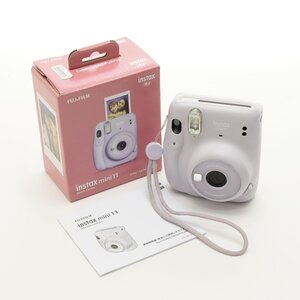 ▽534340 【通電確認済】FUJIFILM 富士フィルム instax mini 11 チェキ シャッター確認済 訳あり ジャンク