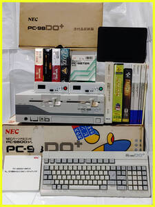 NEC PC-98DO+ 動作 フルメンテナンス 箱・システム・説明書・キーボード・マウス・ゲーム 内蔵仮想HDD 分解不要でFDDエミュと内蔵FDD切替OK