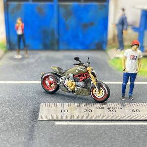 【BA-030】1/64 スケール ドゥカティ バイク フィギュア ミニチュア ジオラマ ミニカー MINI GT LBWK トミカ マテル 日本未発売