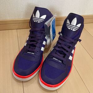 送料無料　未使用　adidas originals アディダスオリジナルス　FORUM MID CZL フォーラムミッド パープル　27.0㎝　変え紐付き