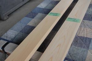 木曽桧（天然材） ヒノキ 2本で11900円 大幅値下げ 角材 材木 木材 新品