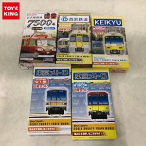 1円〜 未開封含 Bトレインショーティー 名古屋鉄道7500系 3〜6次車 2両セット、京急電鉄 新1000形 2両セット 他