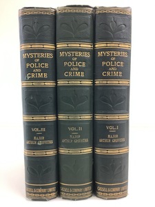 【希少/まとめ】MYSTERIES OF POLICE AND CRIME 全3巻セット 洋書/英語/イギリス/警察/犯罪/資料 1899年発行【ta04f】