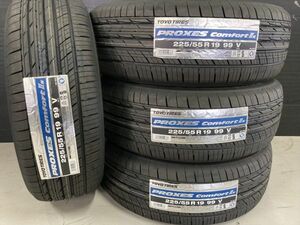 ◆在庫あり! 即納! 4本Set 225/55R19 225/55-19 TOYOプロクセスコンフォート2S クラウンクロスオーバー ハリアー エクストレイル CX-5 CX-8