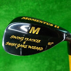 【レア　ウェッジ　練習器具】MOMENTUSⅡ　SWING TRAINER＆SHORT GAME WIZARD　60°　スイングトレーナー　右