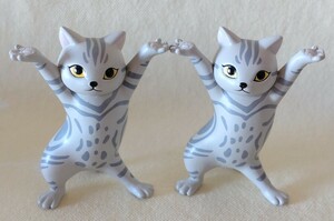 ネコのペンおき　サバトラ　サバトラツインズニャン　ガチャガチャ　サバトラ猫