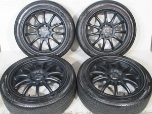 ☆WORKエモーション11R■114.3-5H/17-7J/+47■205/50R17■DUNLOP■エナセーブEC202■ノア.VOXY.セレナ.アイシス.ステップWGN.レヴォーグ.等