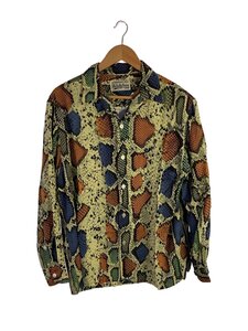 WACKO MARIA◆22FW HAWAIIAN SHIRT/パイソン柄/M/レーヨン/マルチカラー/アニマル//