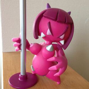 美品 Bonustoyz 2003 Mist Bonass Pink Ver Vinyl Figure メディコムトイ サイズ約14センチ ポール付き MEDICOMTOY KUBRICK キューブリック