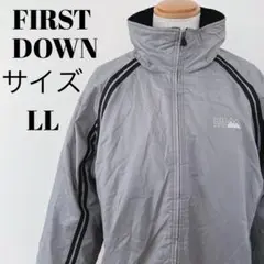 FIRST DOWN ファーストダウン ベンチコート サイズLL シルバー