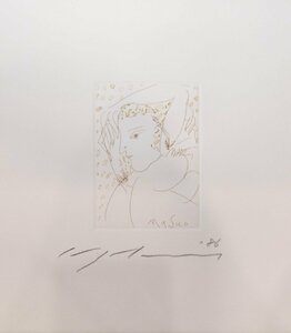 『池田満寿夫 オリジナル 銅版画』直筆サイン入 1986年