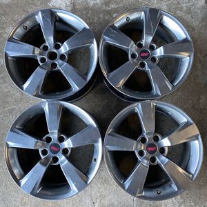 スバル 純正 GVB GRB インプレッサ WRX STI アルミホイール 4本セット 18×8.5J +55 5穴 PCD114.3 中古品 流用にも