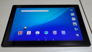 　★【45861WM】 完動品 docomo SO-05G SONY Xperia Z4 Tablet ブラック 32GB Wi-Fi+Cellular 1円 ! 1スタ !