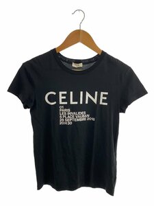 CELINE◆CELINE by Hedi Slimane Tシャツ/XS/ブラック/X237375E