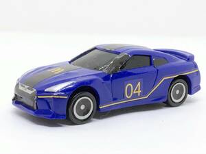 つ15★トミカ　ミニカー　ハッピーセット　日産　ニッサン　GT-R　レーシング　青　ブルー　マクドナルド　マック　全長約94mm