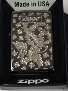 2015 Zippo タトゥーホウオウ（鳳凰）Tattooブラックシルバー銀黒