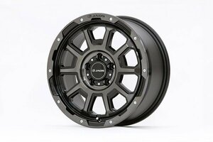 JAOS ジャオス ADAMAS BL5 17x7.5J+40 5H 114.3 スモークポリッシュブラック 17インチ 鋳造1ピースホイール 1本