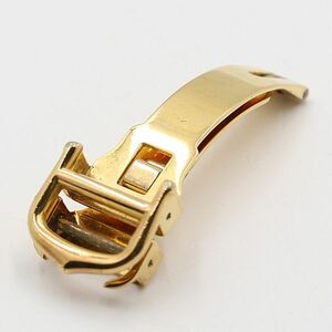 1円 カルティエ 純正Dバックル 純正尾錠 ゴールドカラー 13ｍｍ用 メンズ腕時計 KMR 2000000 NSK