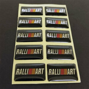 RALLIART　　ラリアート　インテリアステッカー　１０個　　１シート