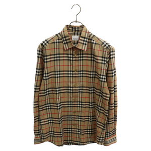 BURBERRY LONDON バーバリーロンドン ノバチェック 長袖シャツ ベージュ 8027778