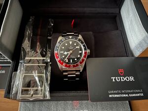 使用僅か　チューダー　TUDOR ヘリテージ ブラックベイ GMT 79830RB ファブリックベルトは未使用