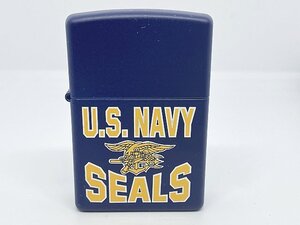 ★ Zippo ジッポ 2002年製 USN アメリカ海軍 紺 ジッポー ライター #786